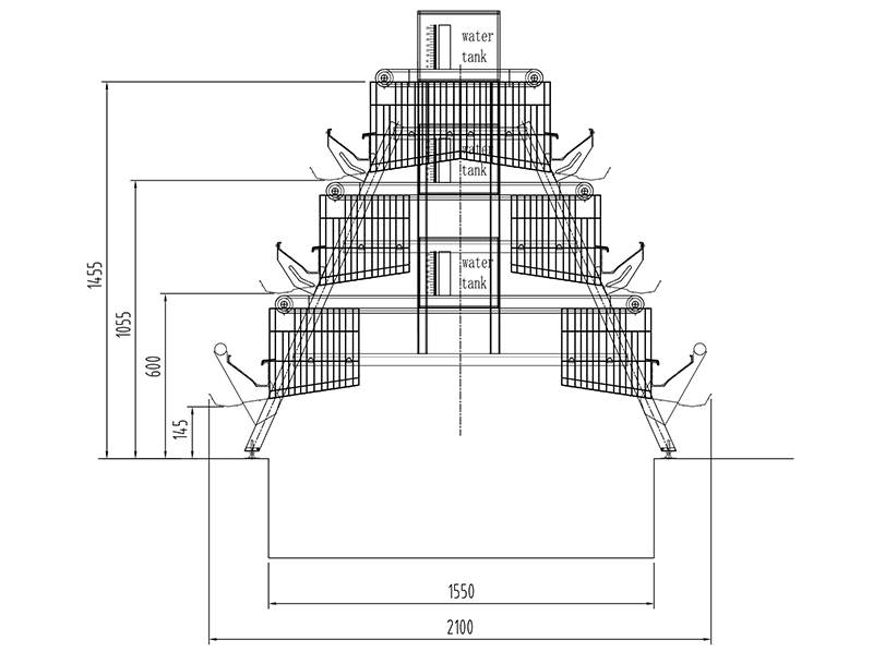 A Type Manual Chicken Cage