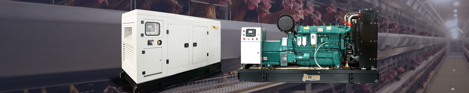 Retech Poultry Farm Electric Diesel Generator Set