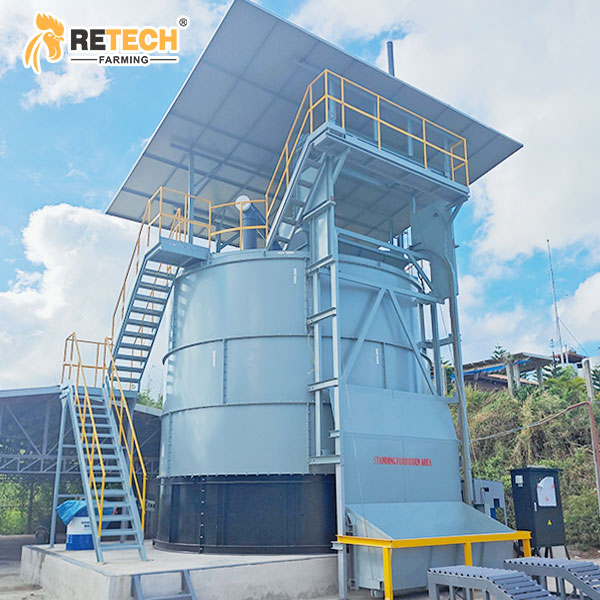 Commercial farm chicken manure treatment equipment