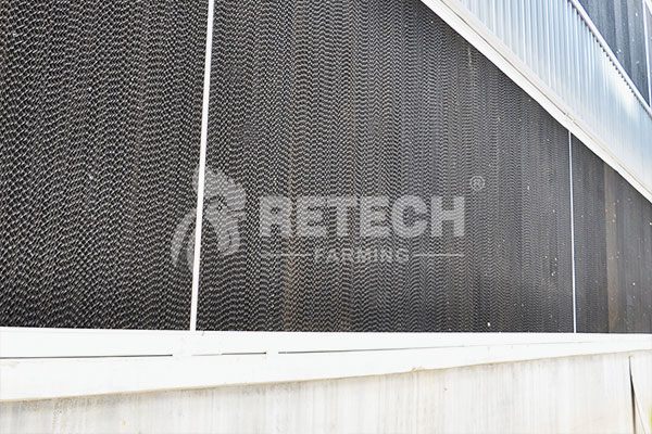 chicken house pad cooling system