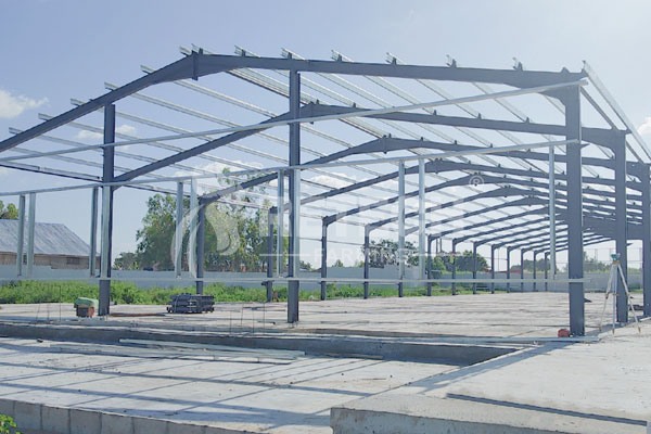 Broiler house building