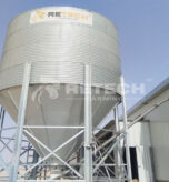 Poultry farm feed tower system